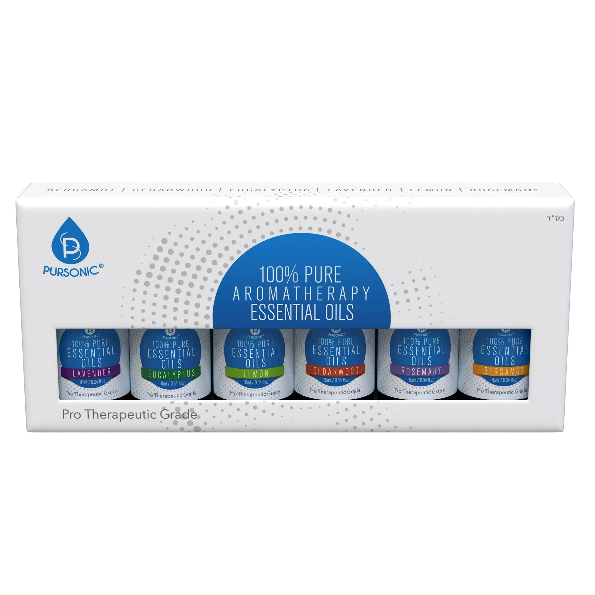 100% Pure Essential Aromatherapy Oils Gift Set-6 Pack