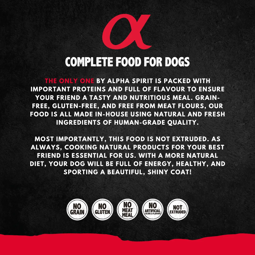 Alpha Spirit Duck Cold Pressed Grain Free Dog Food