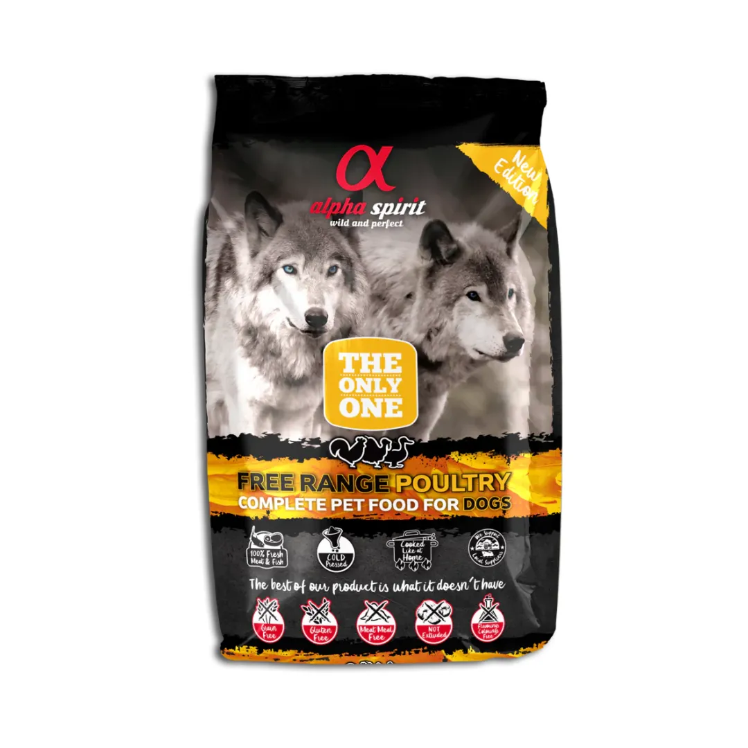 Alpha Spirit Poultry Cold Pressed Grain Free Dog Food