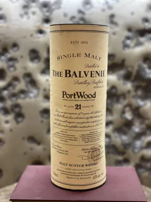 Balvenie PortWood 21 Year Old Single Malt Old Label