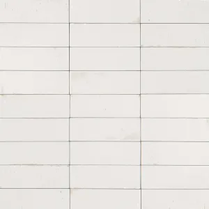 Bianco Glossy, 2" x 6" - Porcelain Tile