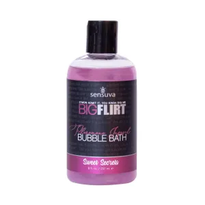 Big Flirt Pheromone Bubble Bath Sweet Secrets 8oz. Bottle