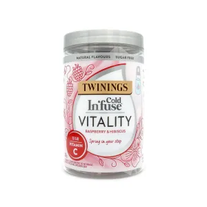 Cold Infuse "Vitality" Raspberry & Hibiscus - 12 Infusers