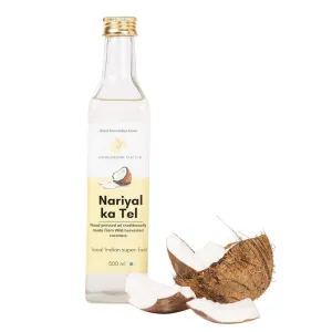 Cold Pressed Coconut Oil | Pure & Natural Virgin Coconut Oil | Healthy Skin & Hair | 500 ml