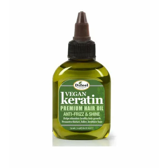 Difeel: Vegan Keratin Premium Hair Oil 2.5oz