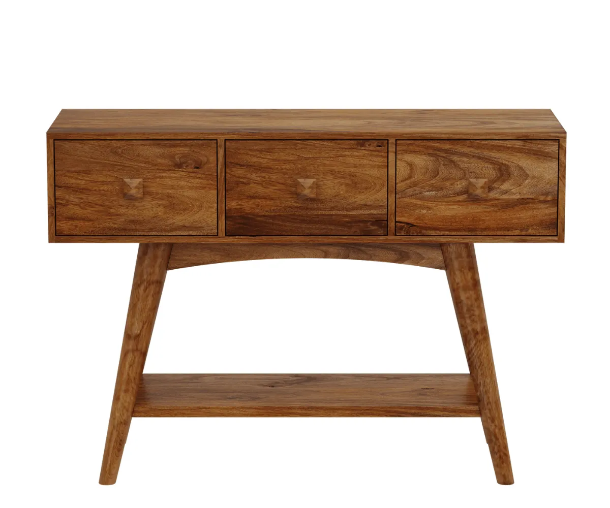 Eclipse Rustic Solid Wood Console Table