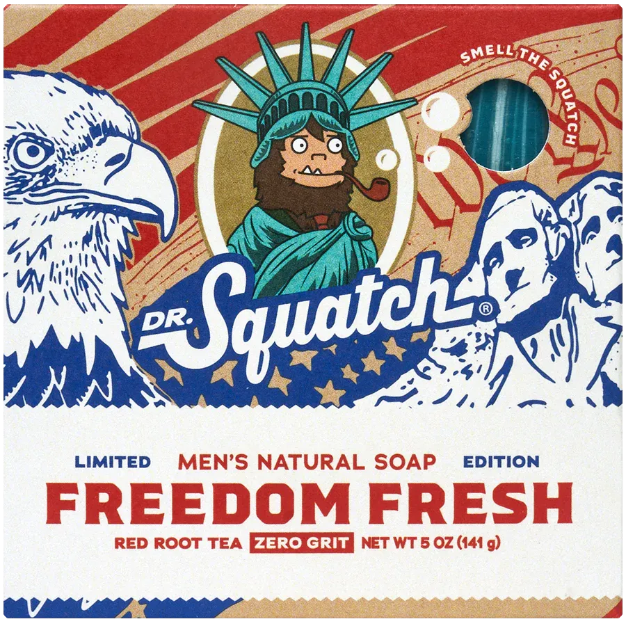 Freedom Fresh-Bar Soap- Dr Squatch