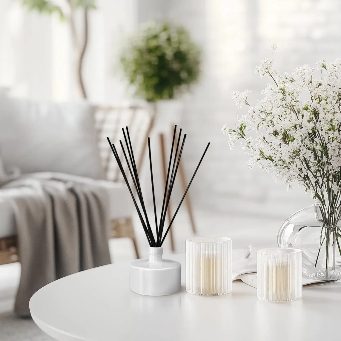 Glistening White Reed Diffuser - Paradise