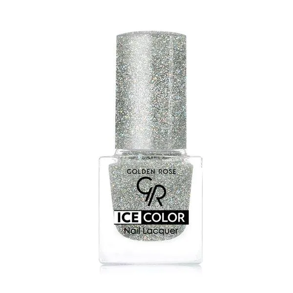 Golden Rose Ice Color Nail Lacquer Glitter