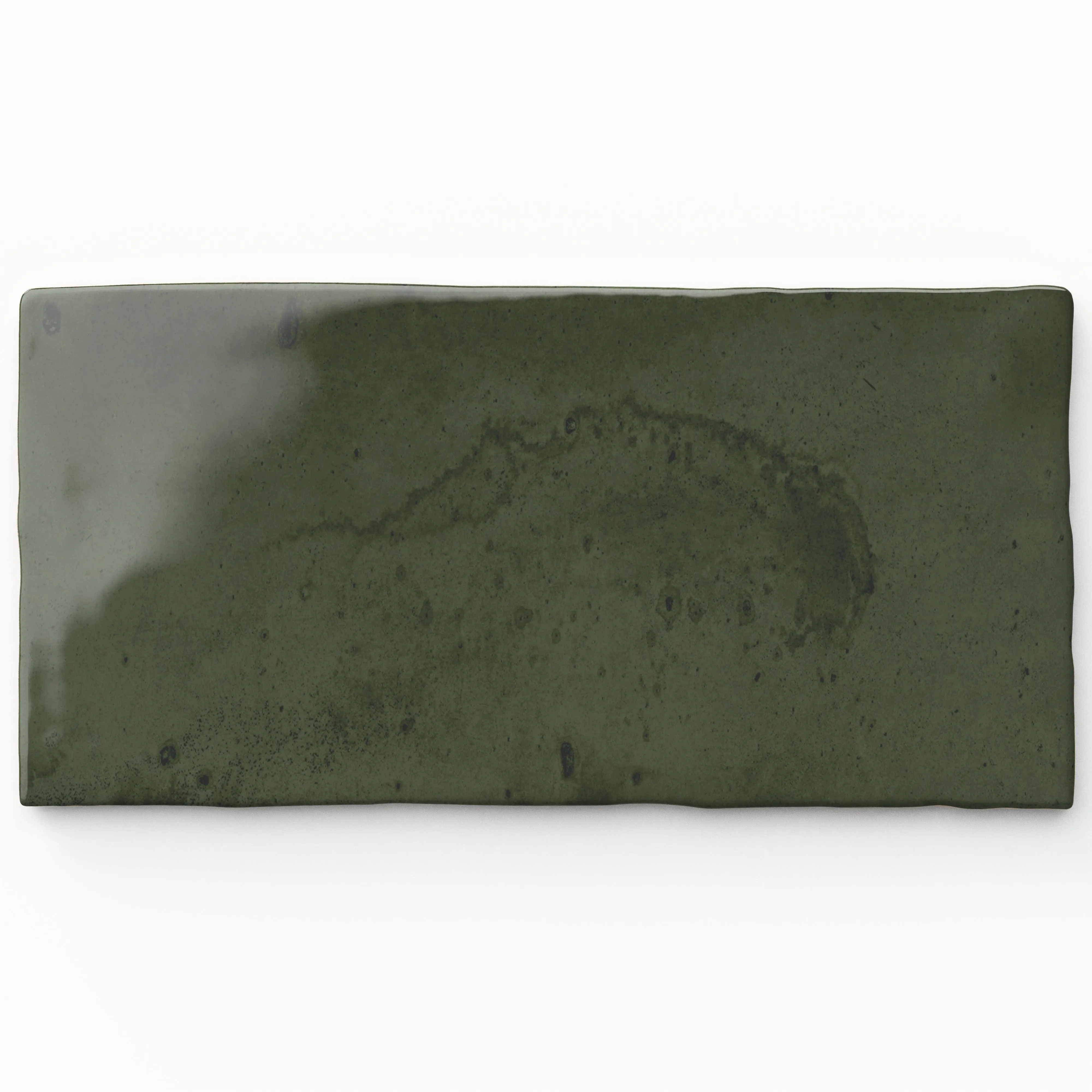 Graham 3x6 Glossy Ceramic Tile in Moss