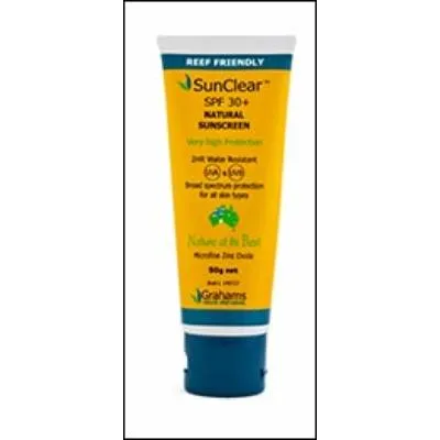 Graham's Natural SunClear Sunscreen 30  50g