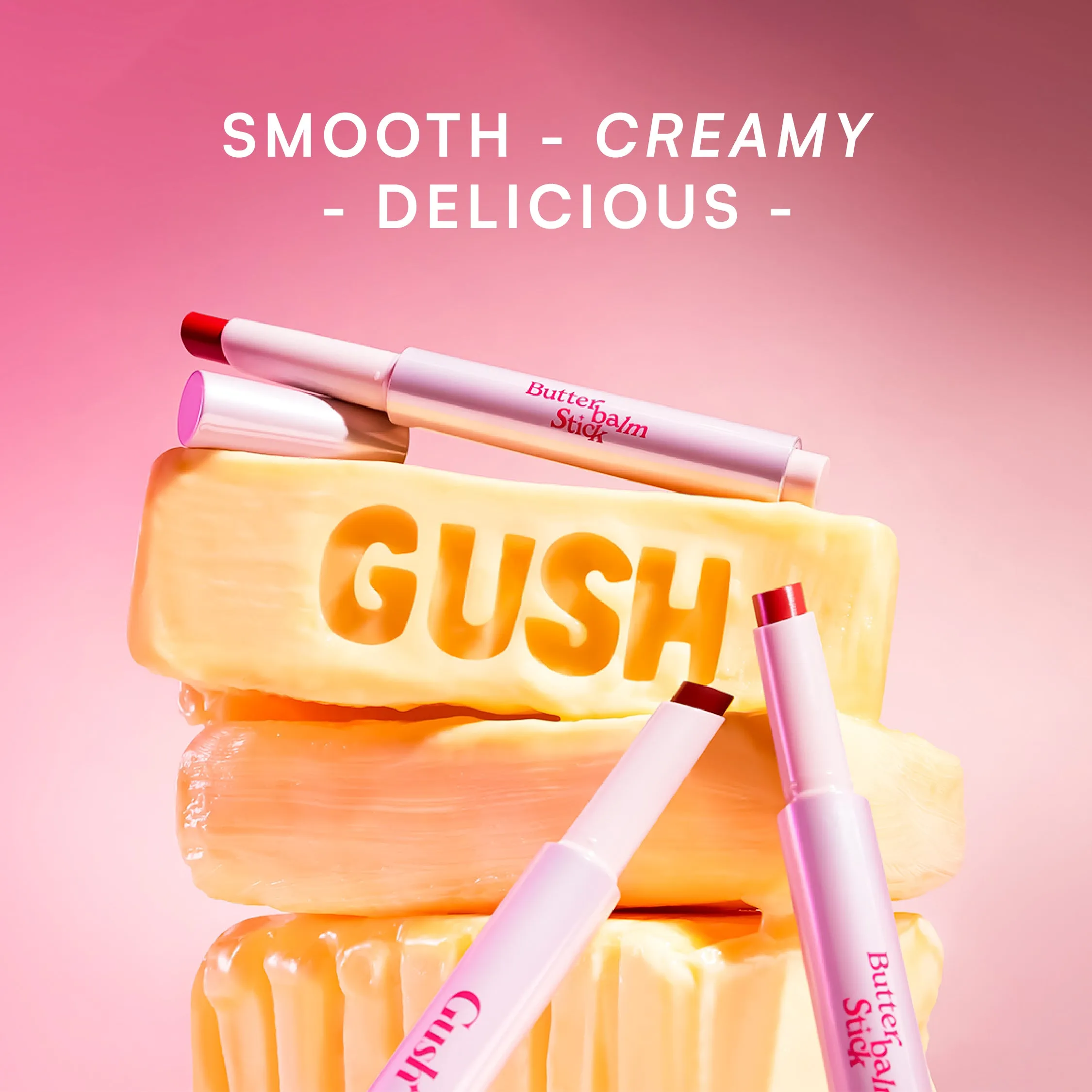 Gush Beauty Hybrid Gloss Butter Balm Stick - Luscious | 1.7 ml