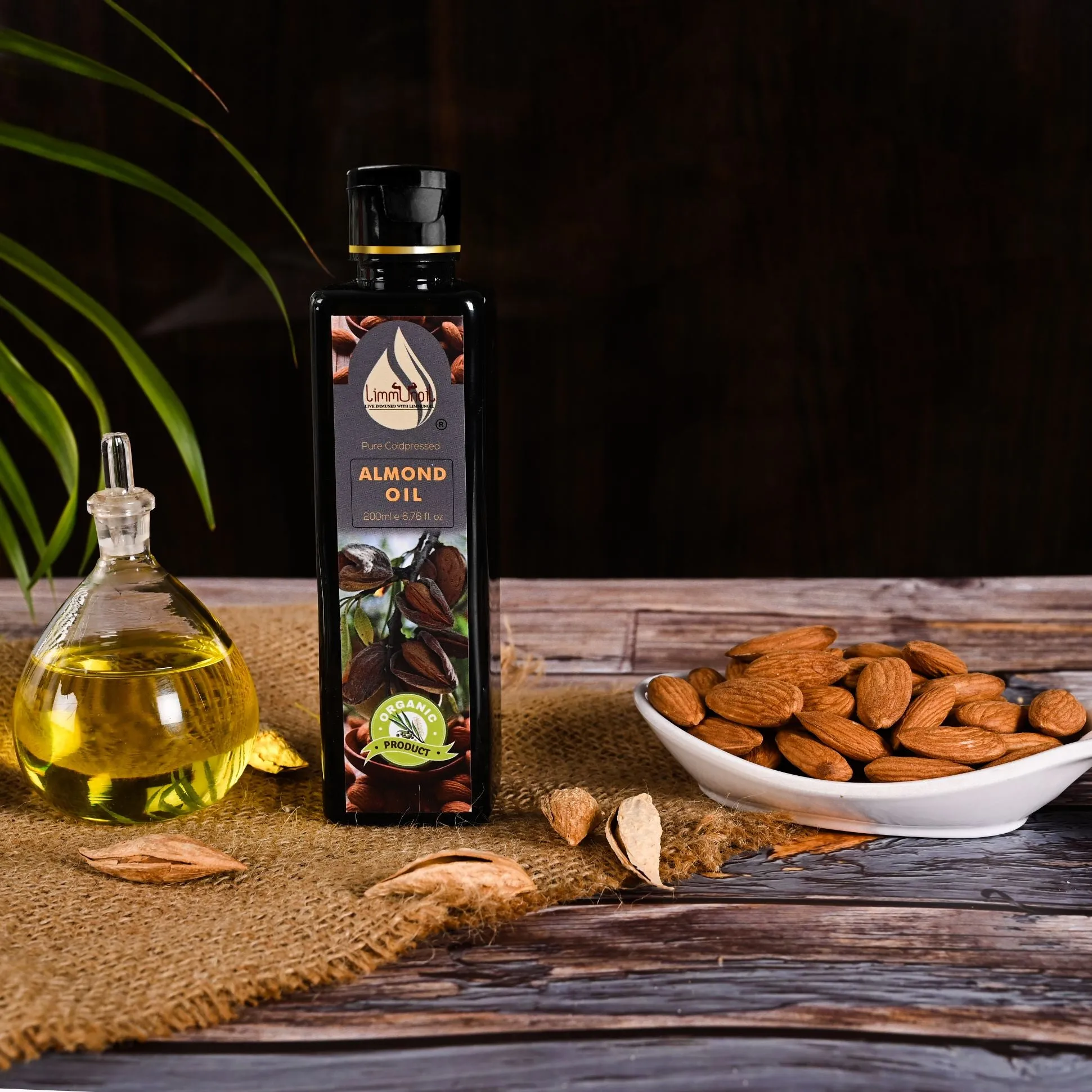 Hydraulic Cold Pressed Virgin Almond Oil for Skin and Hair