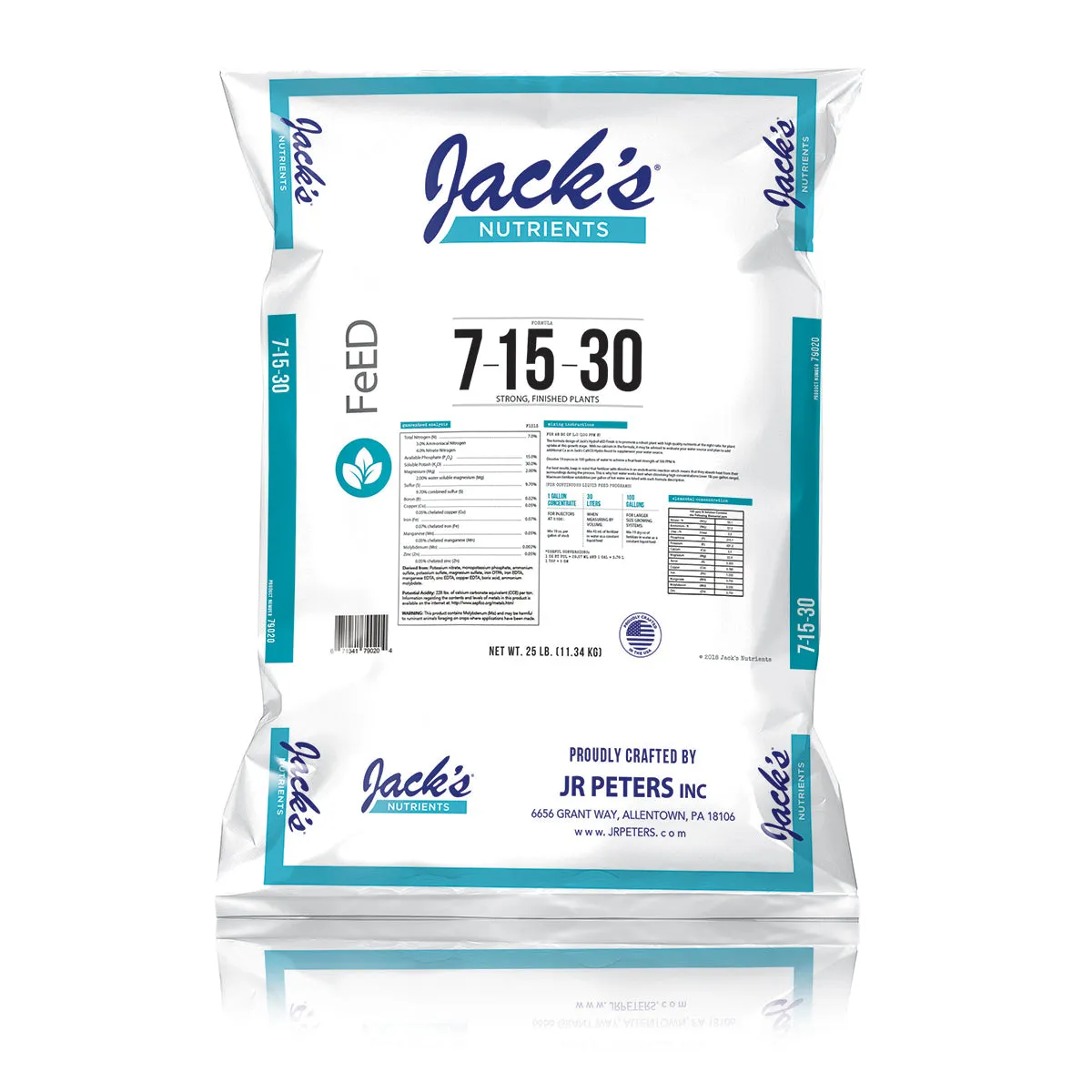 Jack's Nutrients Finish 7-15-30