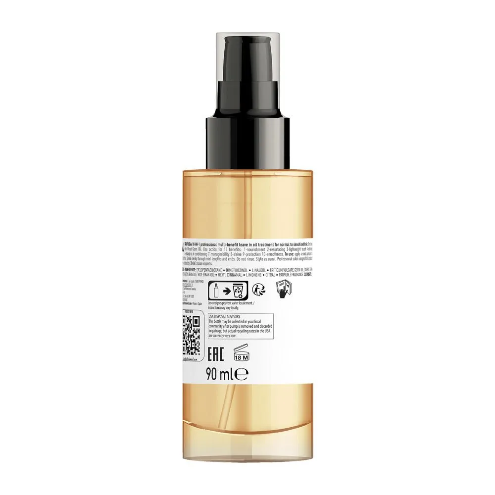 L'Oreal Professionnel Serie Expert Absolut Repair 10-in-1 Oil 90ml