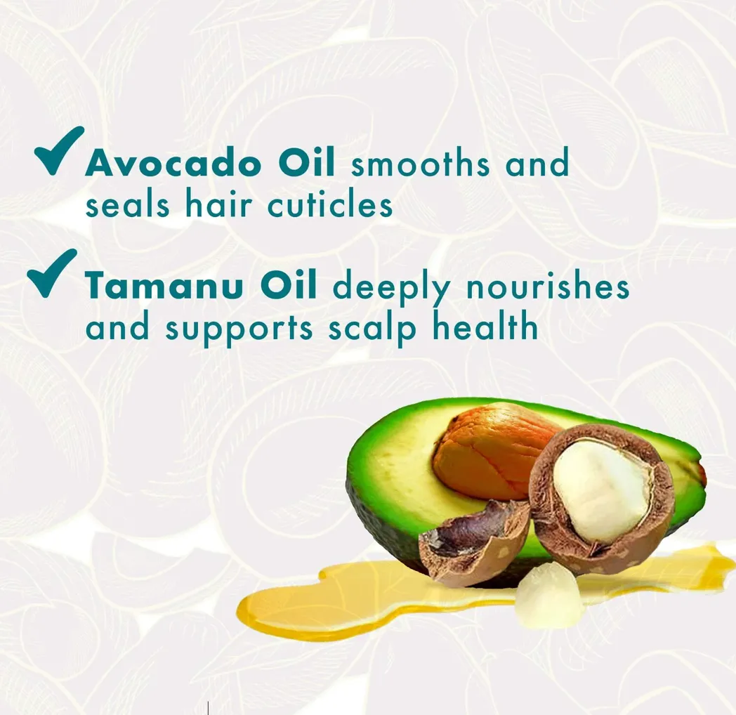 MIELLE ORGANICS- AVOCADO & TAMANU ANTI-FRIZZ SHAMPOO