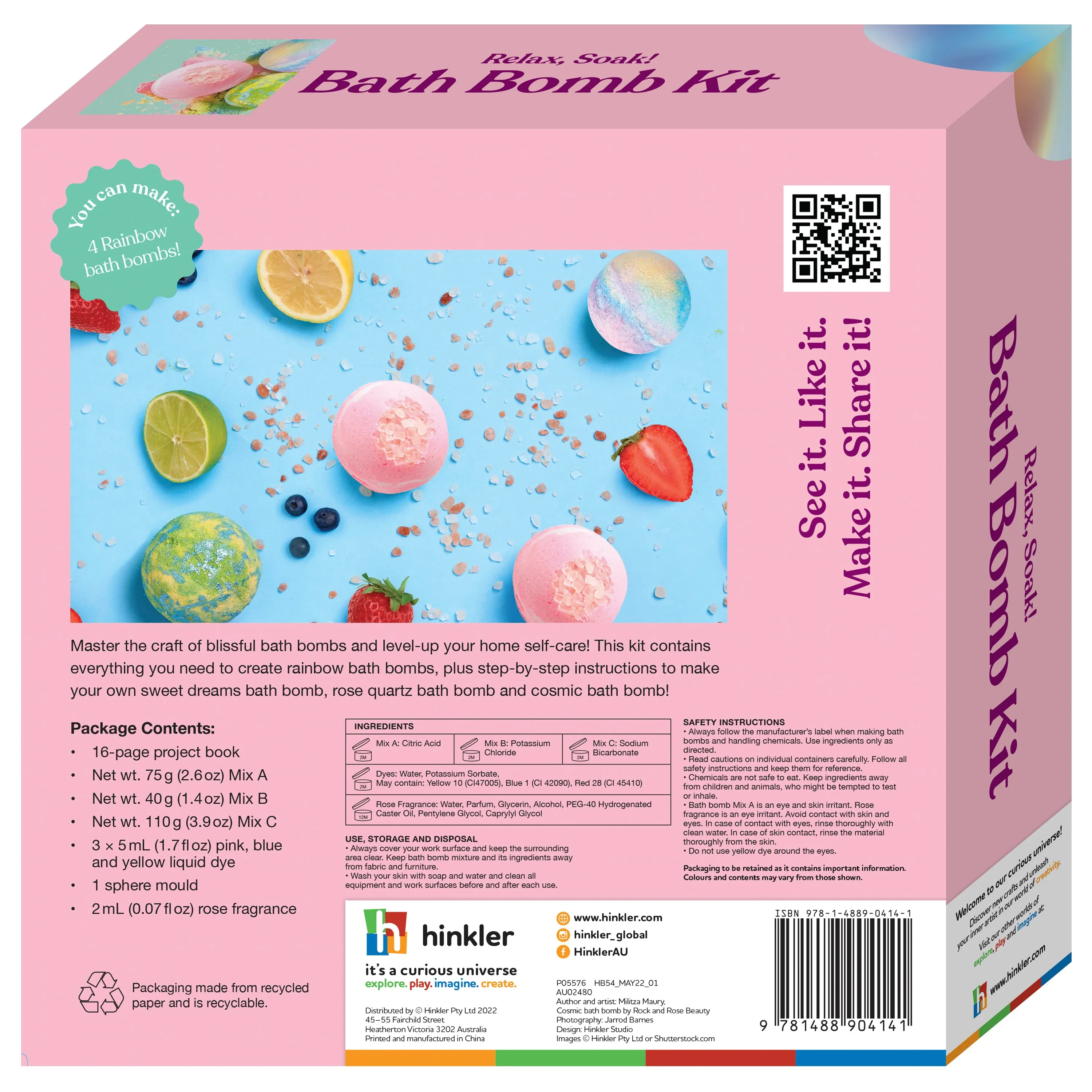 OMC! Relax Soak! Bath Bomb Kit