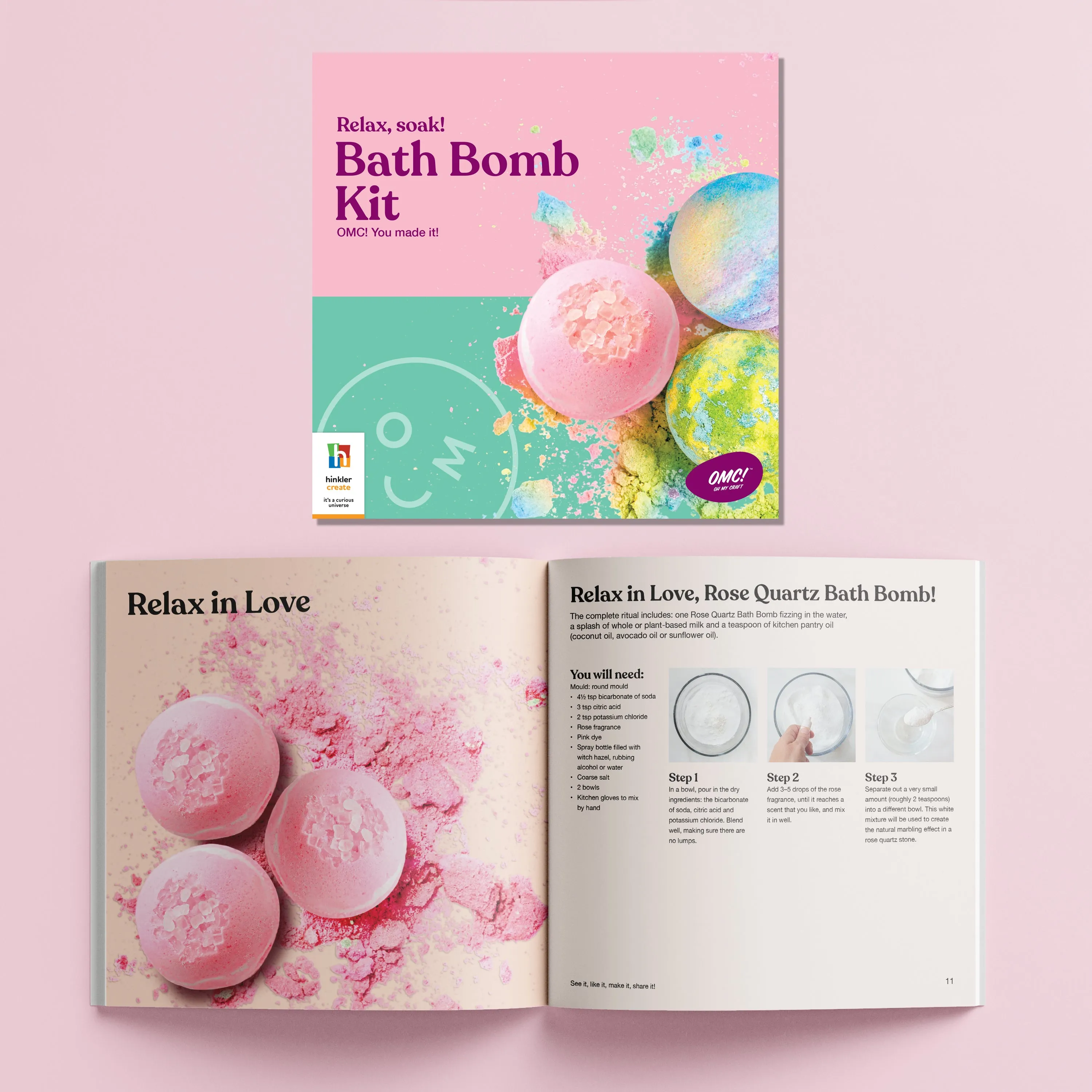 OMC! Relax Soak! Bath Bomb Kit