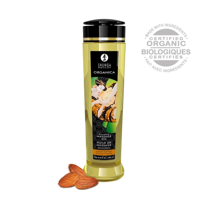 Organica Massage Oils - Almond Sweetness - 8 Fl.  Oz.