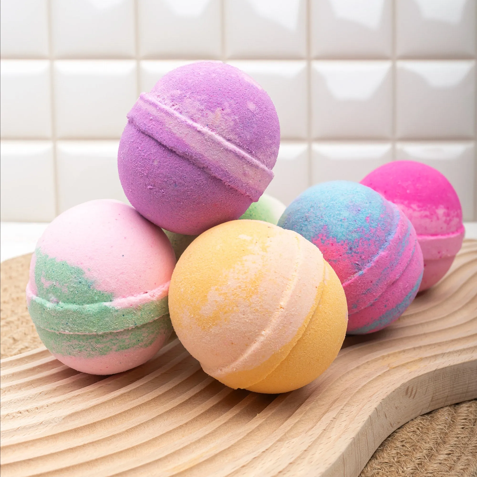 Pearl Coconut Milk Bath Bomb