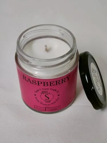 Peppermint Jar Candle| Single Wick Candle by Spark & Scents Candle Co | 200 GMS| Smokeless & Non-Toxic Candles for Home Decor & Aromatherapy | Long Burning Time Up to 40 Hours| (Peppermint)