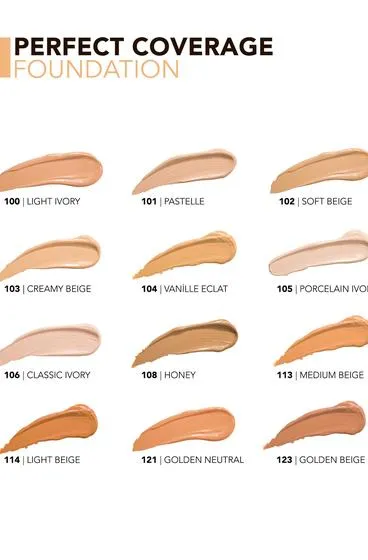 Perfect Coverage High Pigment & Semi Glossy Finish SPF15 Foundation