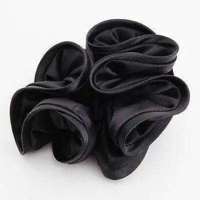 satin hair scrunchie hair tie Women solid color scrunchy ponytail Hair tie accessory in scrunchies