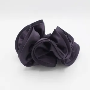 satin hair scrunchie hair tie Women solid color scrunchy ponytail Hair tie accessory in scrunchies