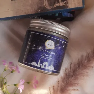 Sufi Nights in Delhi Soy Wax Rose and lavender Candle