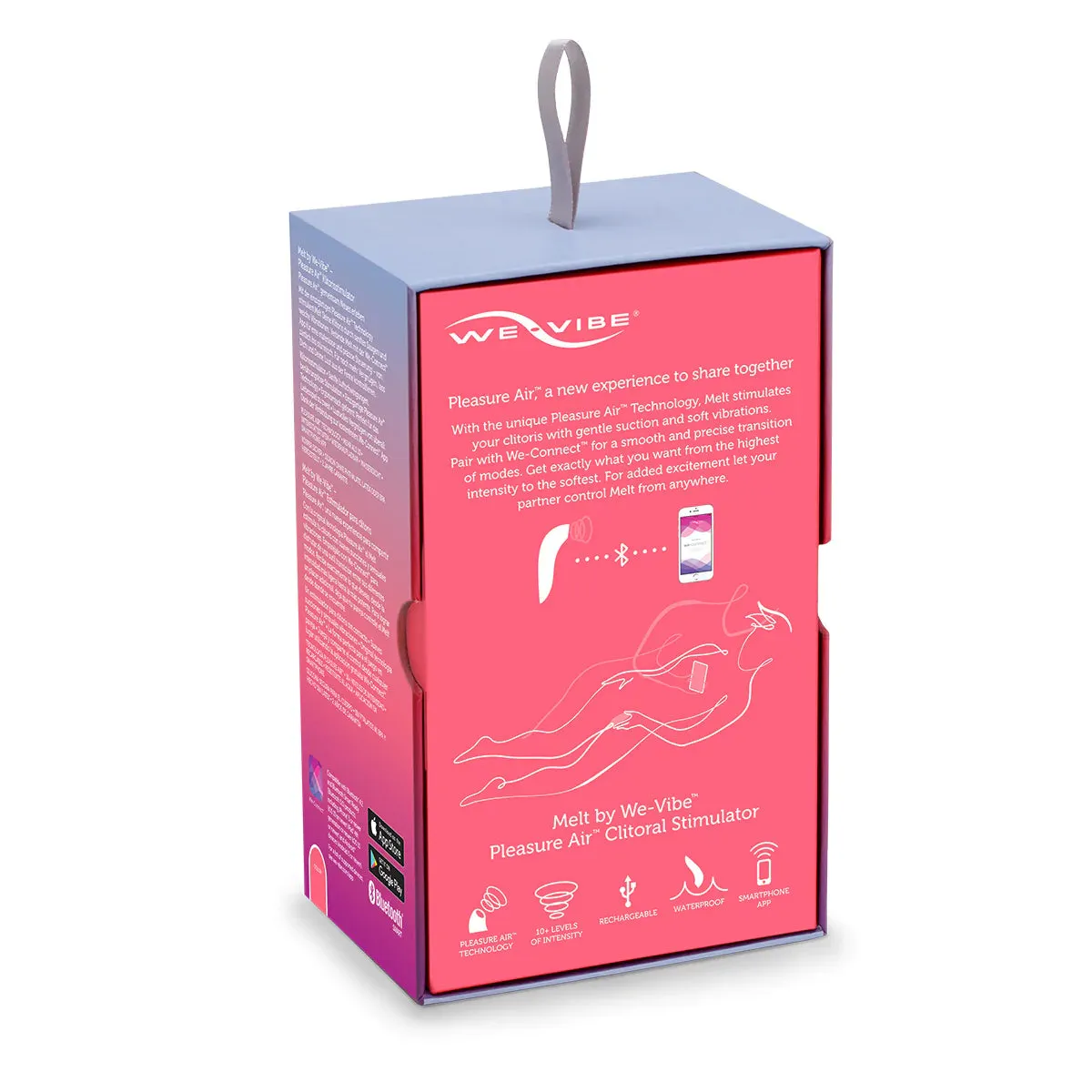 We Vibe MELT app-controlled clitoral stimulator Coral