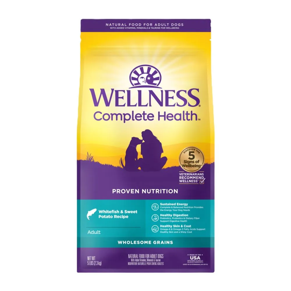 Wellness Dog Complete Health Whitefish & Sweet Potato 5lb