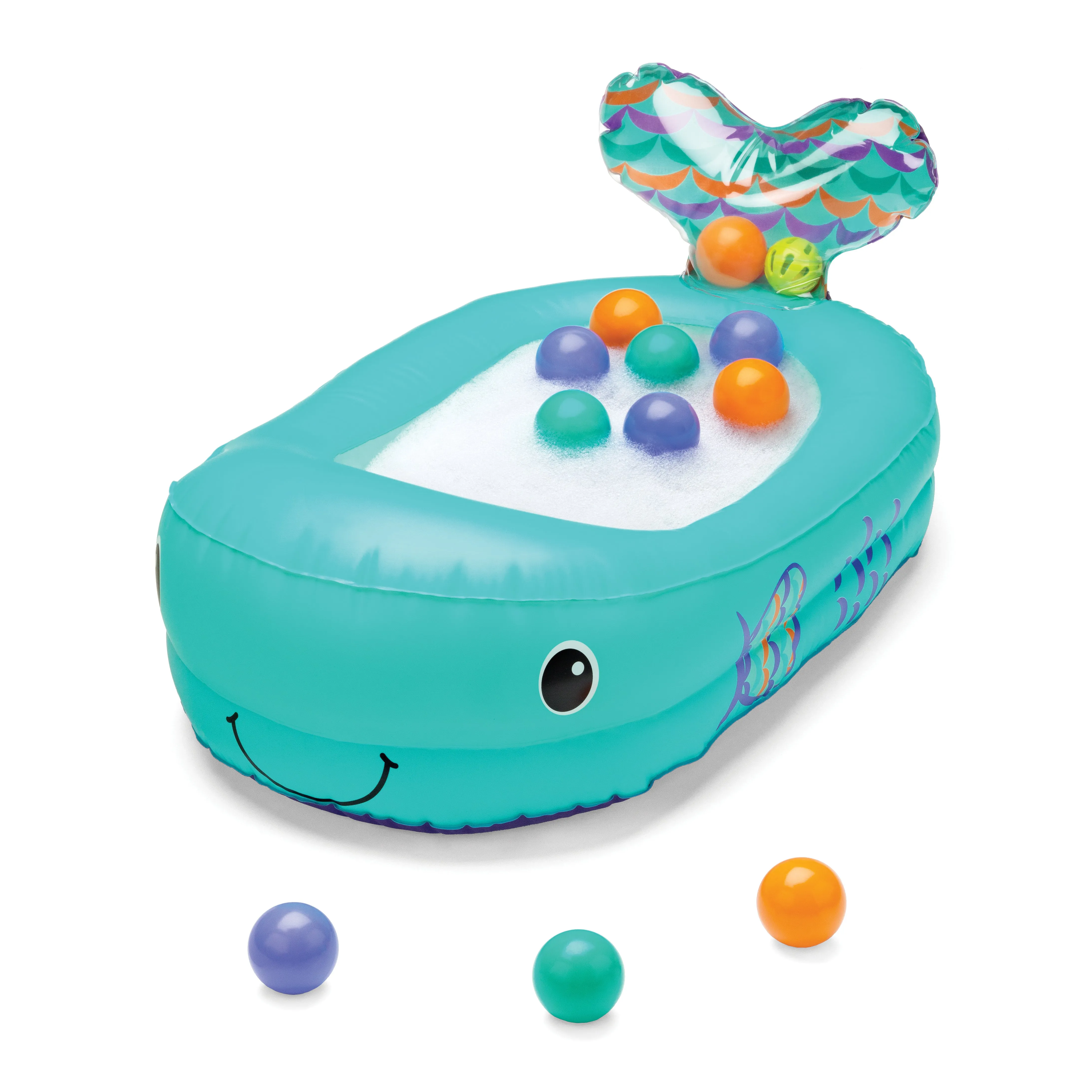 Whale Bubble Bath Inflatable Bath Tub™ Teal